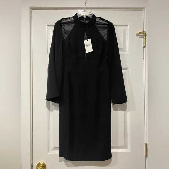 Bardot | Dresses | Bardot Cape Sleeve Black Dress Originally Purchased At  Nordstrom | Poshmark